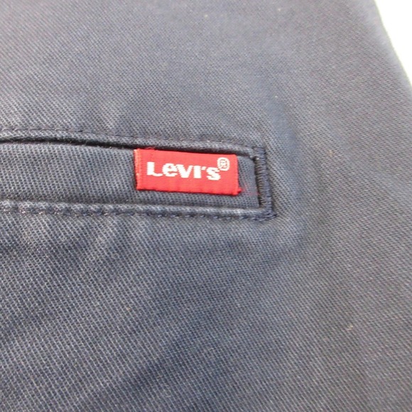 Levi's XX Chino Standard Taper Men's Pants 34 x 32 Blue Cotton Blend Stretch 518 - Picture 4 of 13